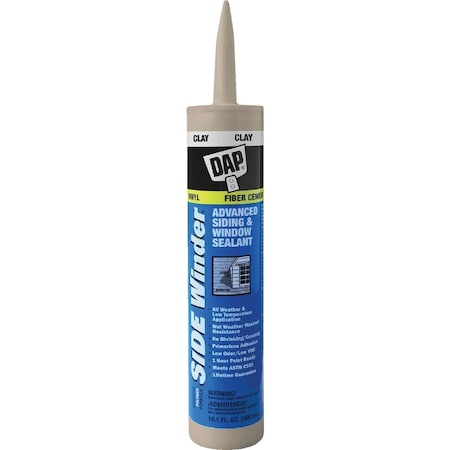 Dap Side Winder 10.1 Oz. Advanced Siding & Window Polymer Sealant, Clay 00804